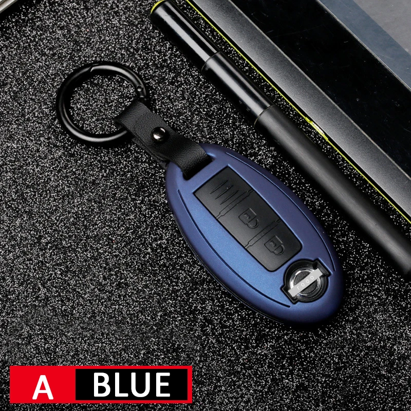 Умный чехол для ключей из углеродного волокна, чехол для ключей для Nissan Qashqai J10 J11 X-Trail t31 t32 kicks Tiida Pathfinder