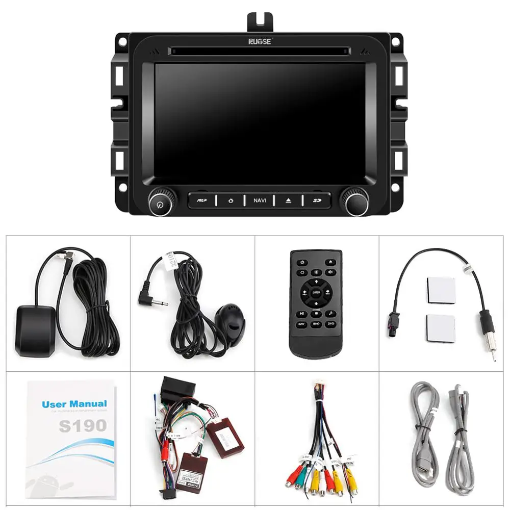 7 &quotHD Android 7.1 dvd-плеер GPS SatNav Радио стерео для 2013-2017 Dodge Ram 1500 2500 3500 | Автомобили и