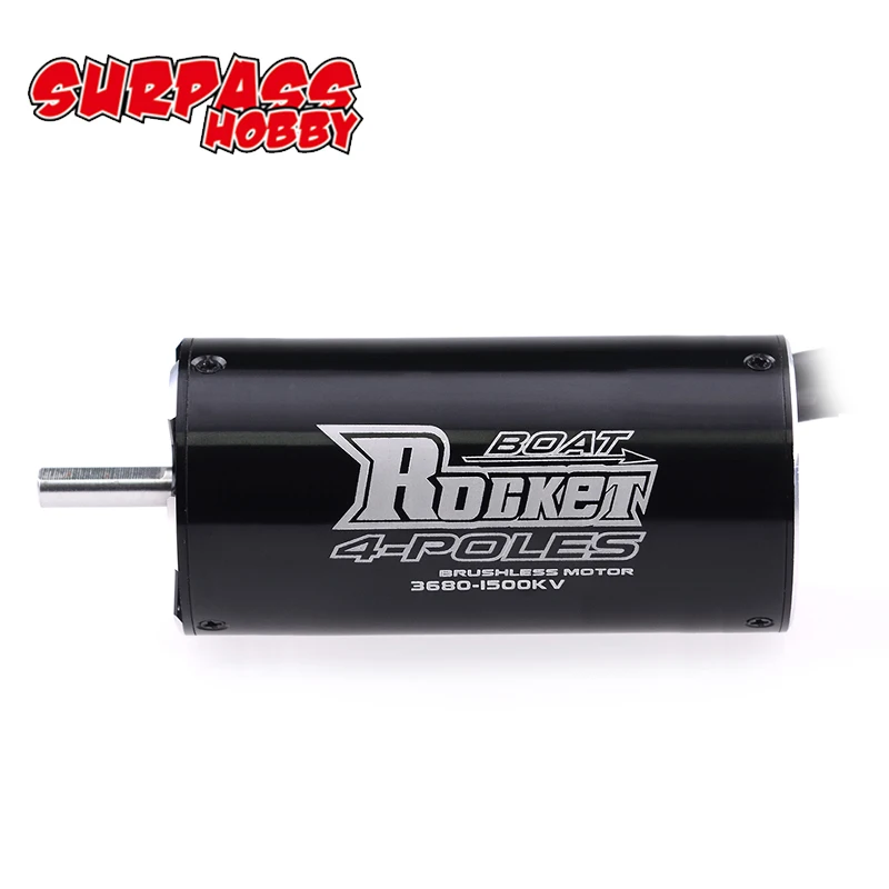SURPASSHOBBY Rocket 3680 1250KV 1100KV 880KV 4P бесщеточный двигатель для Traxxas M41 катамаран Спартан 800 мм-1000 мм RC лодка автомобиль