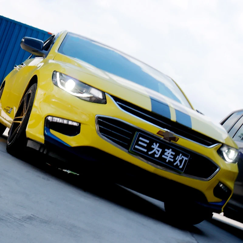 Malibu фара головного света XL в сборе со светодиодный DRL Bi xenon Hella5 объектив с 5500K HID лампы и балласт автомобильный светодиодный фары