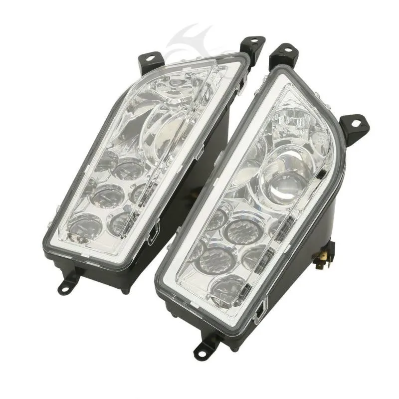 

L&R Chrome High Low Beam Headlight For Polaris RZR XP 1000 TURBO 2014-2017 2016 Motorcycle