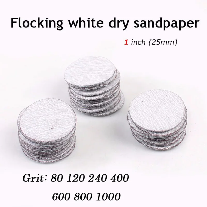 

30 PCS 1 Inch Grinder Disc Waterproof Sandpaper Abrasive Pad Disc Electric Die Grinder Accessories Set Polish Tools Rotary Tool