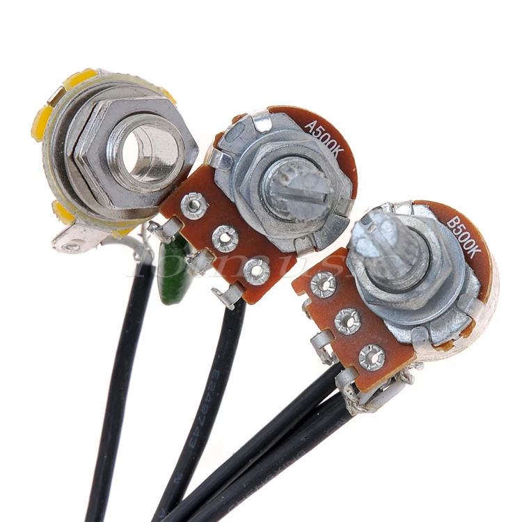 2 набора Предварительно проводной прикуриватель для гитары с громкостью и