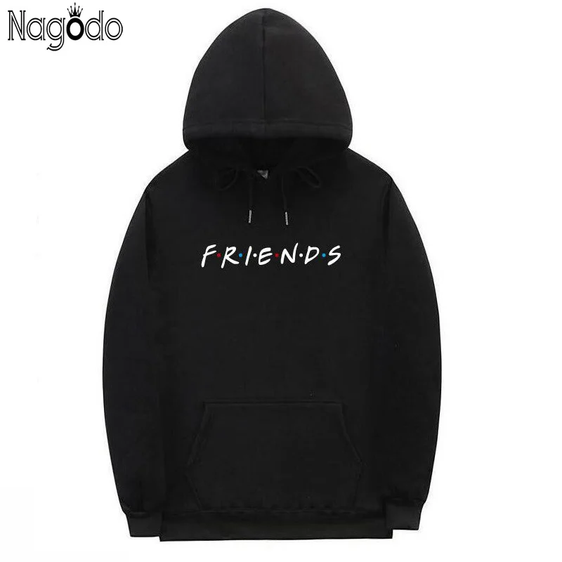 Nagedo Friends толстовки Harajuku Bts Толстовка Повседневная с буквенным принтом с длинным рукавом хлопковые пуловеры женские Топы Kawaii S-XXL