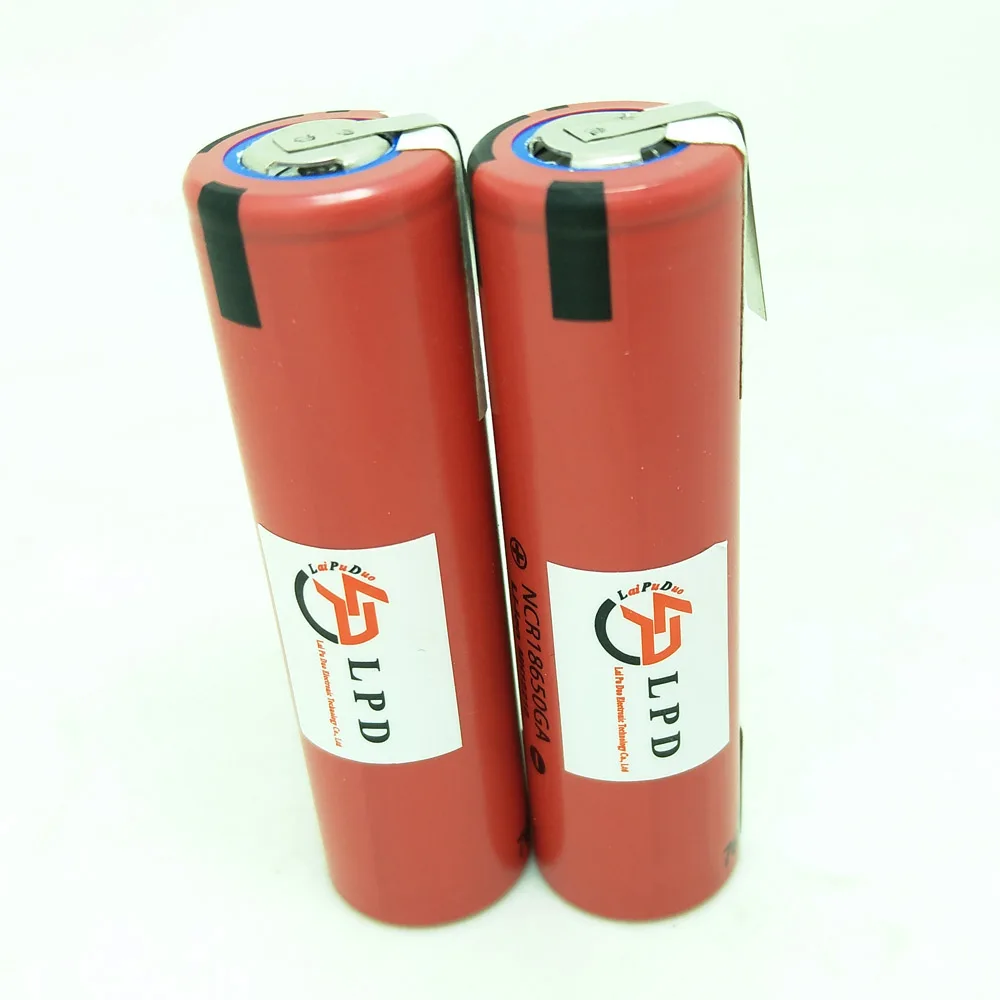 18650 батарея для SANYO 3 6 V 3500mAh NCR18650GA 10A электроинструменты аккумуляторная с