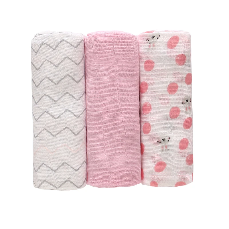 

3PCS Washable Baby Cloth Diaper Newborn Muslin Gauze Cotton Nappy Liners Breathable Diapers Insert Infant Nappy Changing Unisex