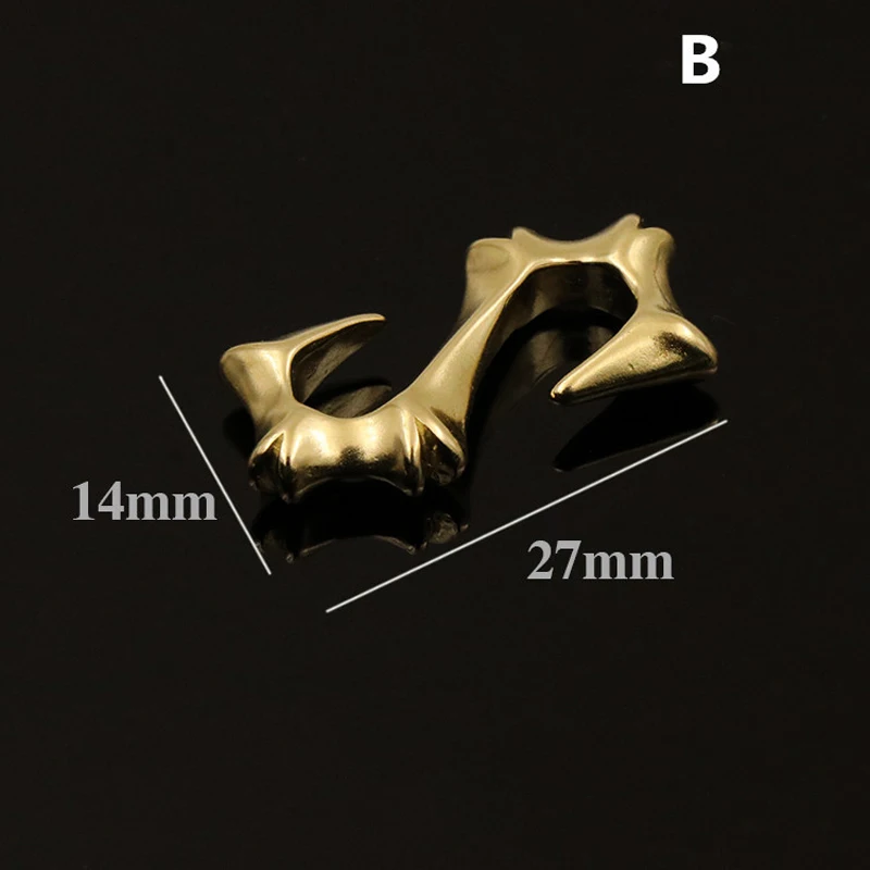 DIY leather craft S shape solid brass buckle 3pcs/lot | Дом и сад