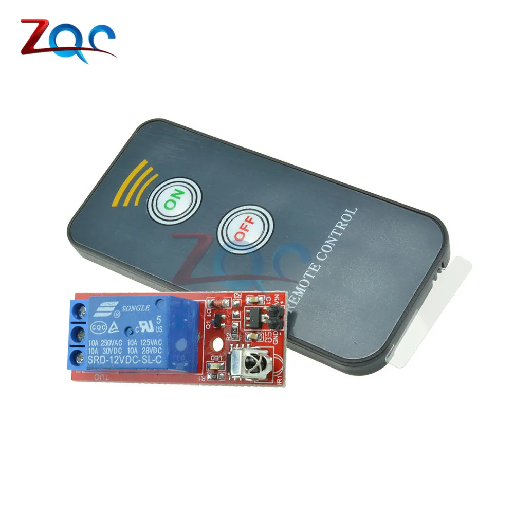 1 Channel CH DC 12V Relay Module Infrared IR Remote Switch Control Driving Board Controller for Electronic DIY | Обустройство дома