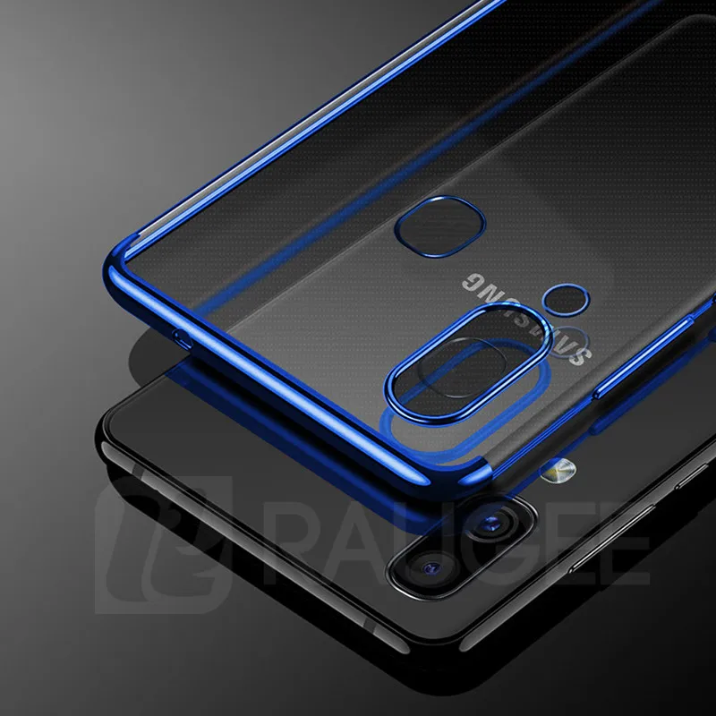 Простой чехол для Samsung Galaxy A50 A30 Прозрачный бампер прозрачный силиконовый из ТПУ A