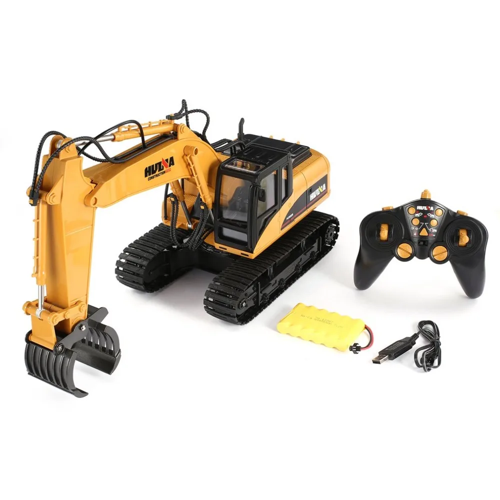 HUINA 1570 16ch RC Древесины Металла захватить дерево 1/14 г Engineering грузовик на гусеничном