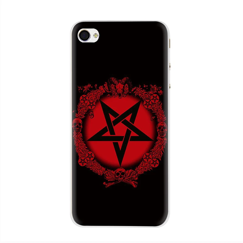 H10 Жесткий чехол для телефона Satanic Pentagram чехол для iPhone 5 5S SE 5C 6 6s 7 8 Plus X XR XS Max 11 Pro Max - Цвет: H10