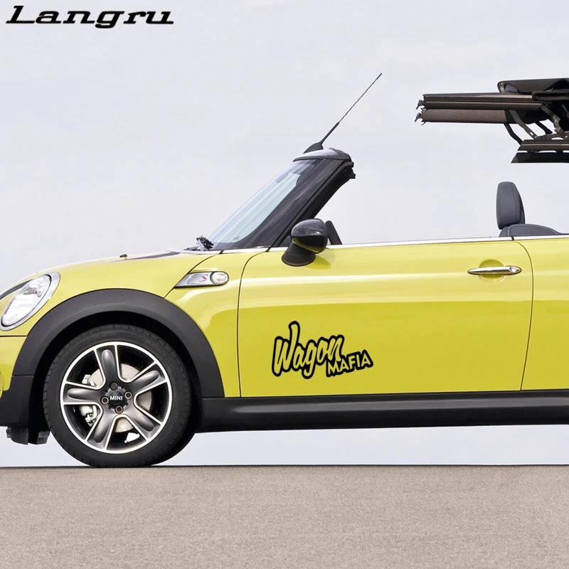 Langru горячая Распродажа Wagon Mafia Sti стикер на окно Забавный персональный