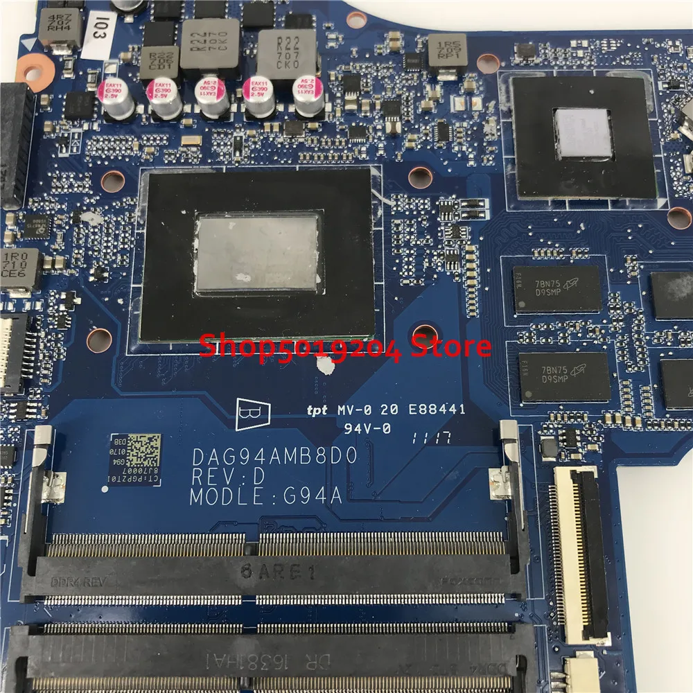 Материнская плата для ноутбука HP PAVILION 15CD 15-CD 15Z-CD 17-AR 17AR DAG94AMB8D0 G94A материнская