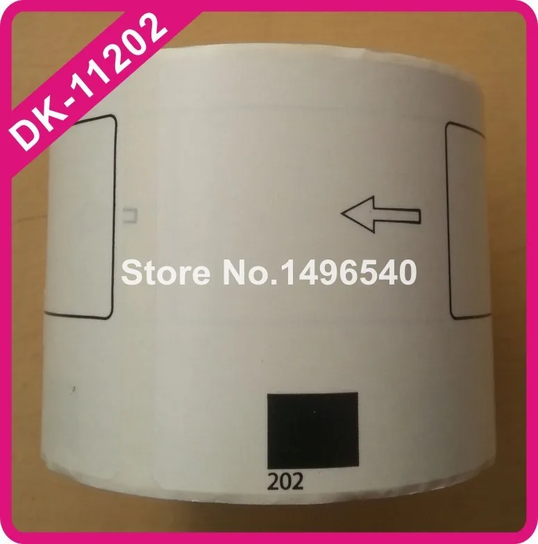 100X ROLL DK 11202 dk-11202 dk 202 labeler brother tape label etiquette |