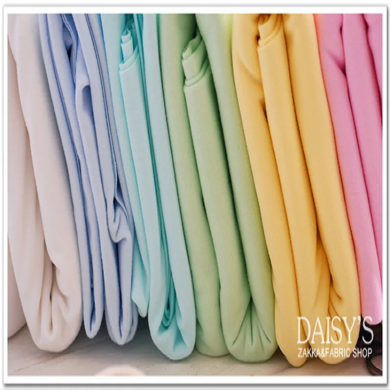 

50*170cm Pure color Soft Cotton Knitted Fabric by half meter Stretchy Cotton Baby Knitted Jersey fabric
