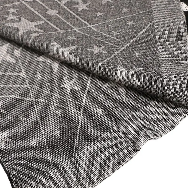 2018 Новое Европейское женское Inverno Femme Звездное Вязаное пончо и жакеты накидки