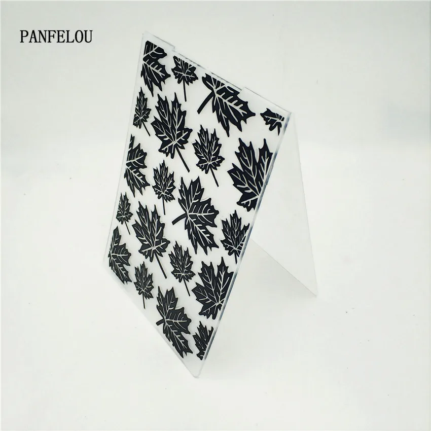 Красивые кленовые листья PANFELOU искусственный пластик для скрапбукинга DIY шаблон