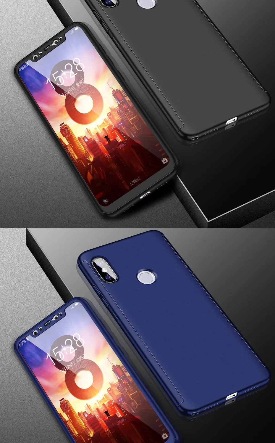 Чехол на 360 градусов для Xiaomi Redmi 7 6A 5A Redmi 4X 5Plus 6 Pro S2 K20 полный чехол s для Redmi Note 7 6 5 Pro Чехол для телефона s Shell