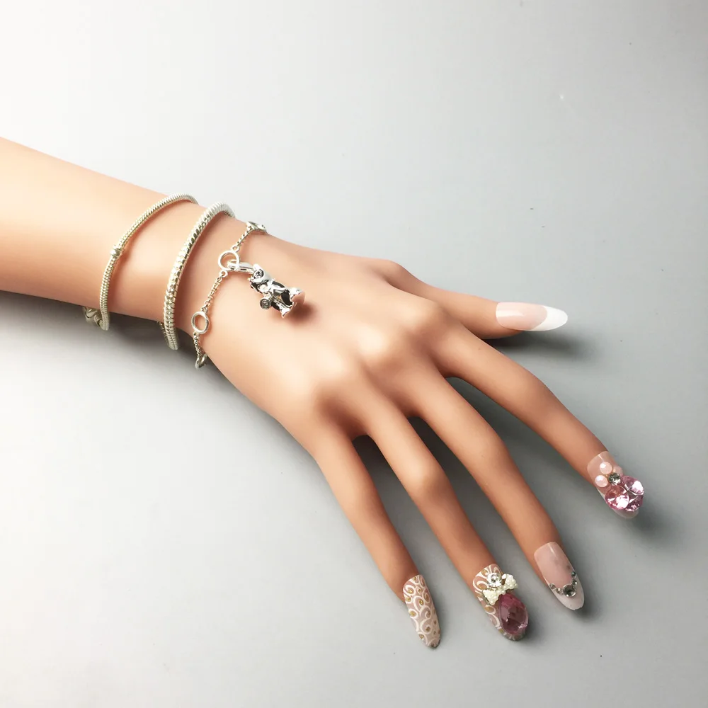 Подвеска-пчела с жемчугом из серебра 925 пробы | Украшения и аксессуары