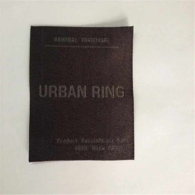 

Custom High Density Brand Woven Labels Clothing Main Labels