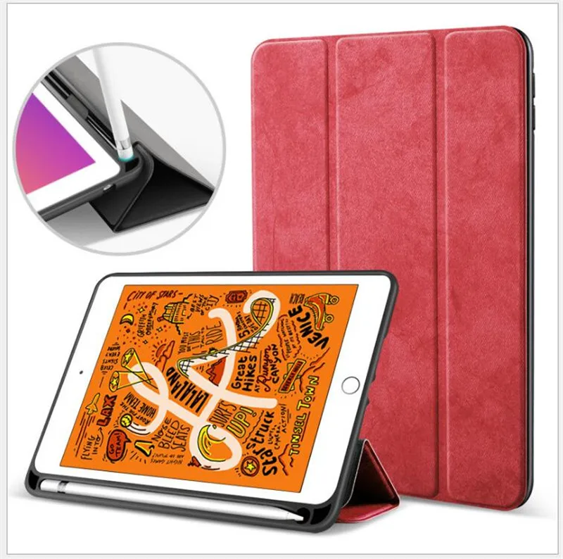 red Для iPad Pro 10,5 чехол для iPad Air чехол Funda с держателем карандашей противоударный смарт-Обложка для планшета для iPad Air 3 10," Чехол - Цвет: red