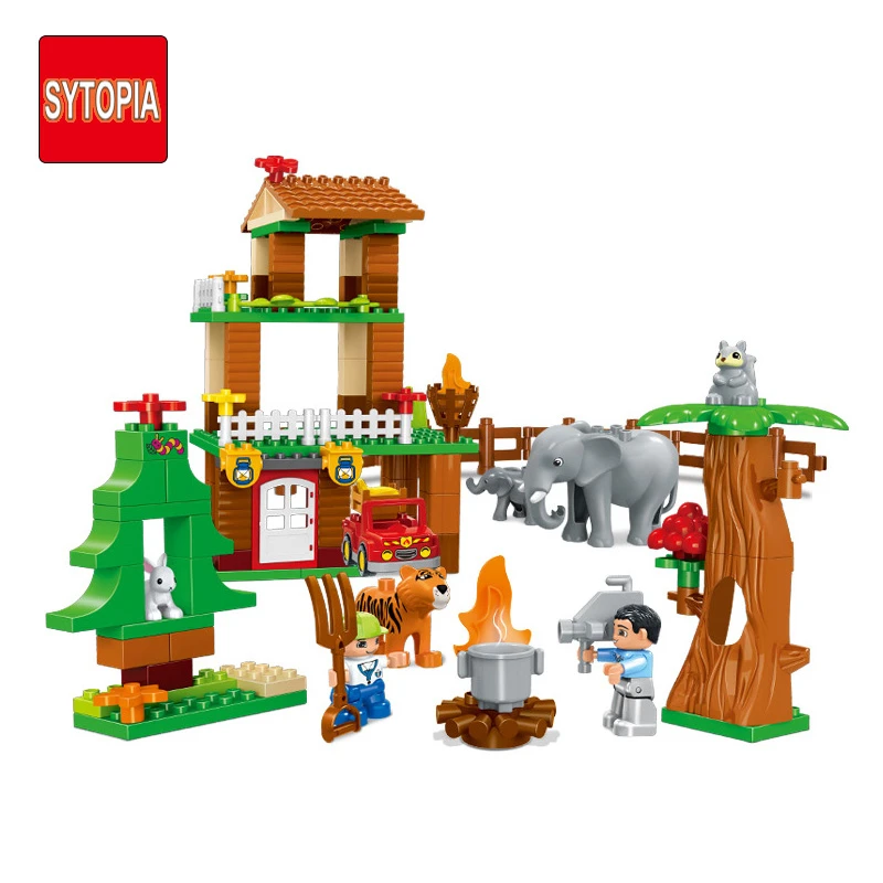 Sytopia конструктор с животными для детей большой размер обучающие игрушки малышей