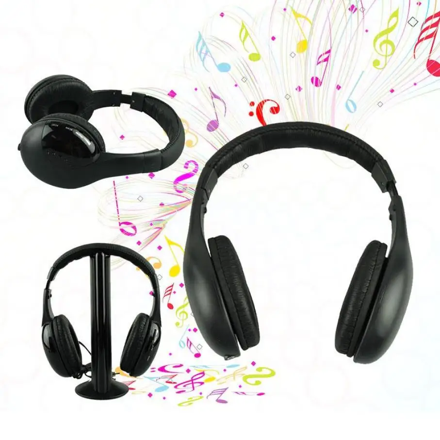 5IN1 Беспроводной наушники шлем Аудио Sans Fil Ecouteur привет-fi радио FM ТВ MP3 MP4 полный канал Net ЧАТ игры