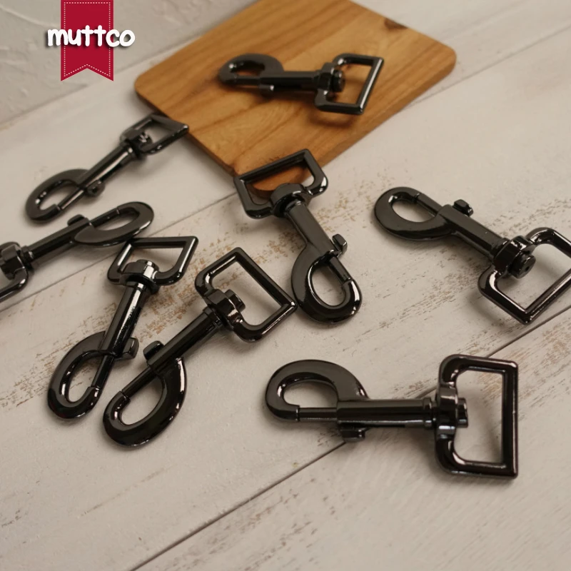 wholesale environmental gun black 2.5cm metal Swivel clasp lobster claws Hardware dog clip buckle leash accessories PK-25B | Дом и сад