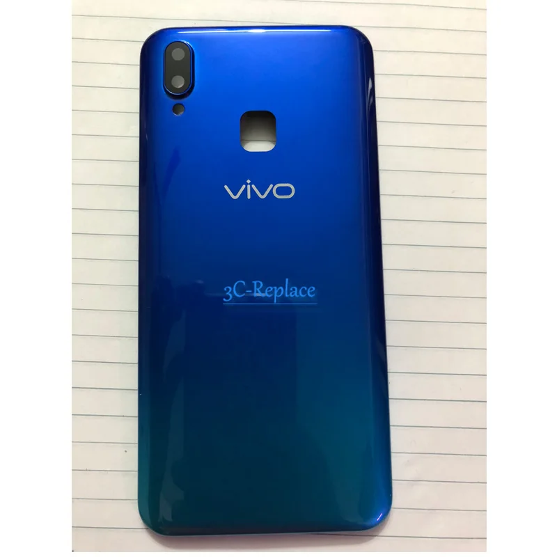 Для BBK Vivo Y91 Y91i Y91c Y93 Y93s Y93st Y93 Lite Y95 U1 задняя крышка батарейного отсека Крышка корпуса чехол Задняя стеклянная линза запчасти для замены