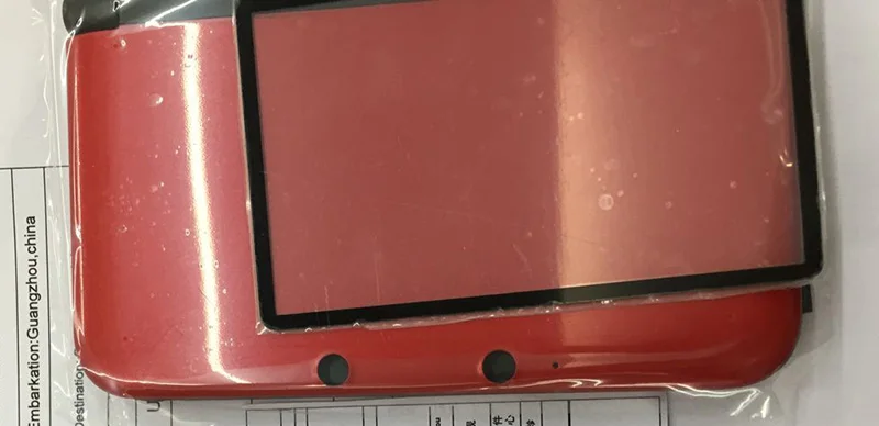 Высококачественный красный полный корпус Чехол запасные части для 3DS XL +