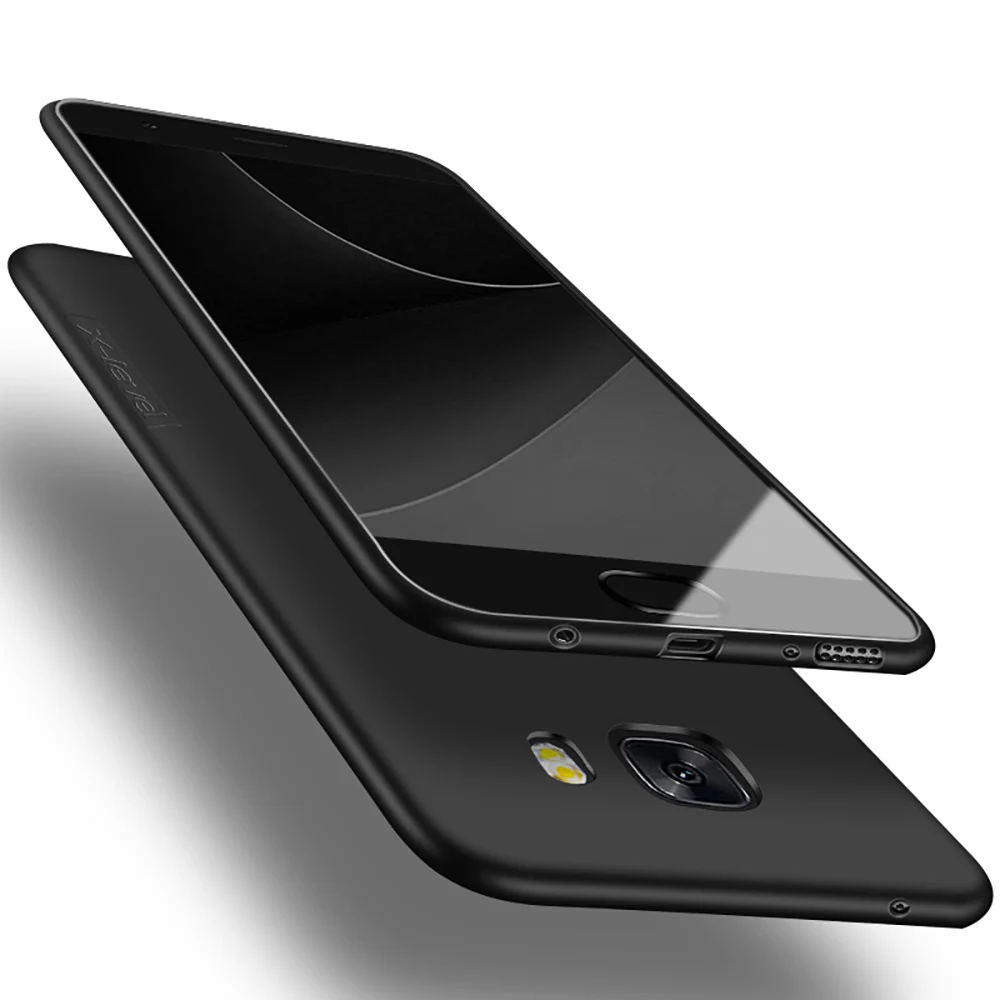 Чехол для Samsung C9 Pro серия X-Level Guardian мягкий матовый Силиконовый из ТПУ чехлы