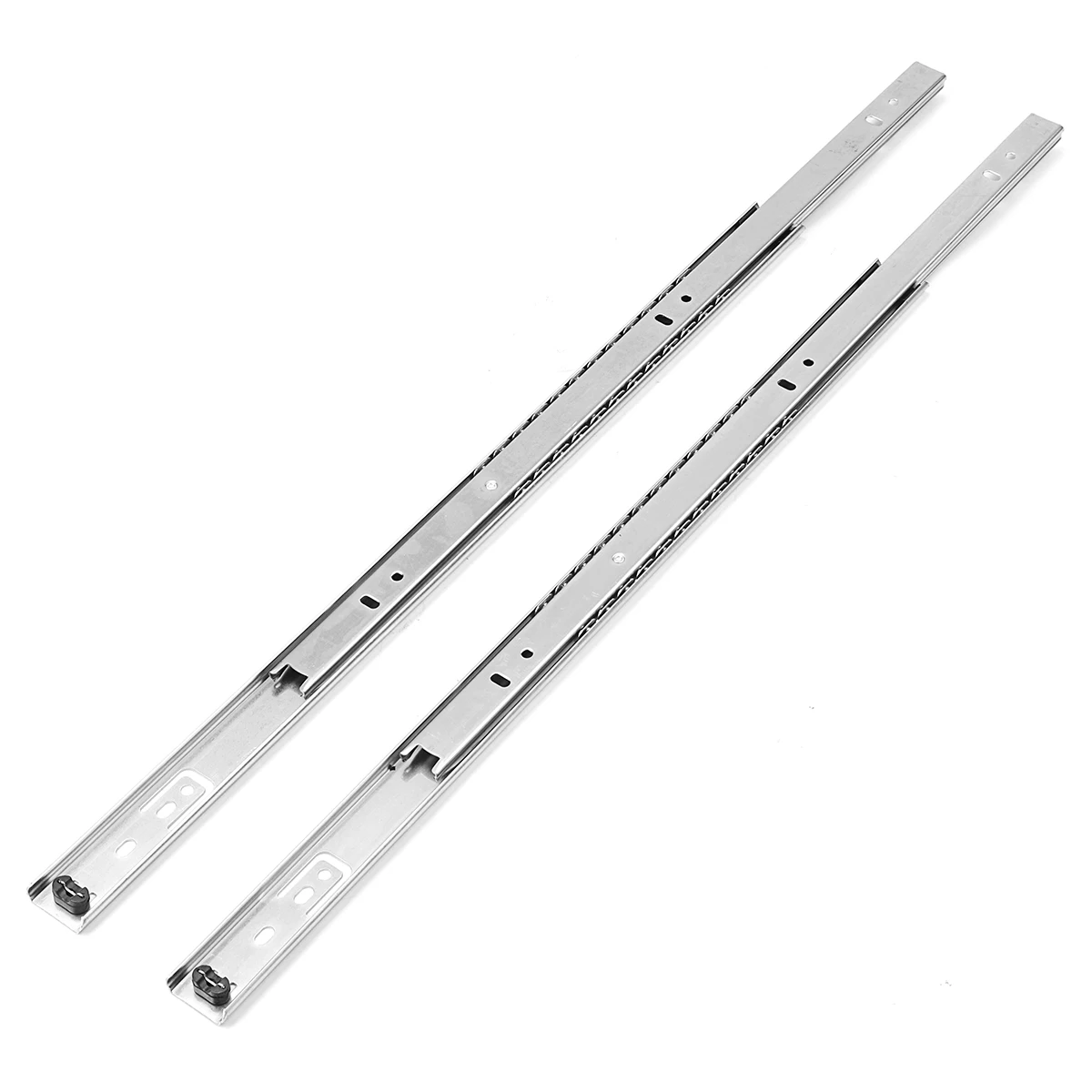 2 шт 1"-20" шарикоподшипник направляющие для ящика стальная клавиатура шкаф для шкафа выдвижные ящики для мебели направляющие