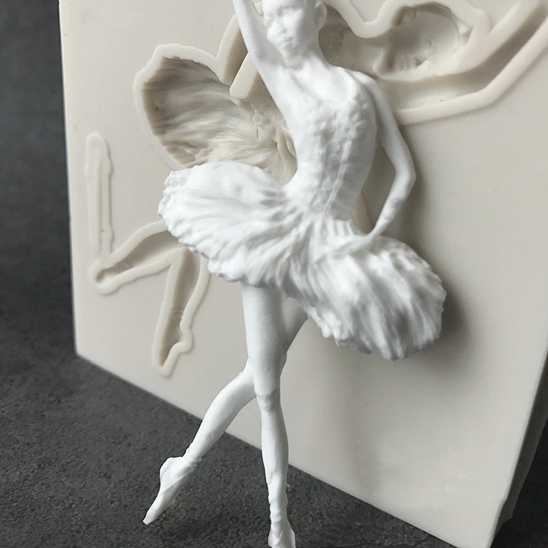 Sugarcraft 1 шт. Фея силиконовые формы 3D Ангел девушка помадка Шоколадные конфеты формы кухня Выпечка DIY аксессуары