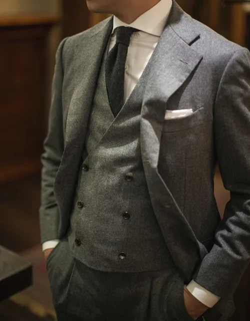 

2017 Latest Coat Pant Designs Grey Men Suit Jacket Slim Fit 3 Piece Tuxedo Prom Style Suits Custom Groom Blazer Terno Masculino