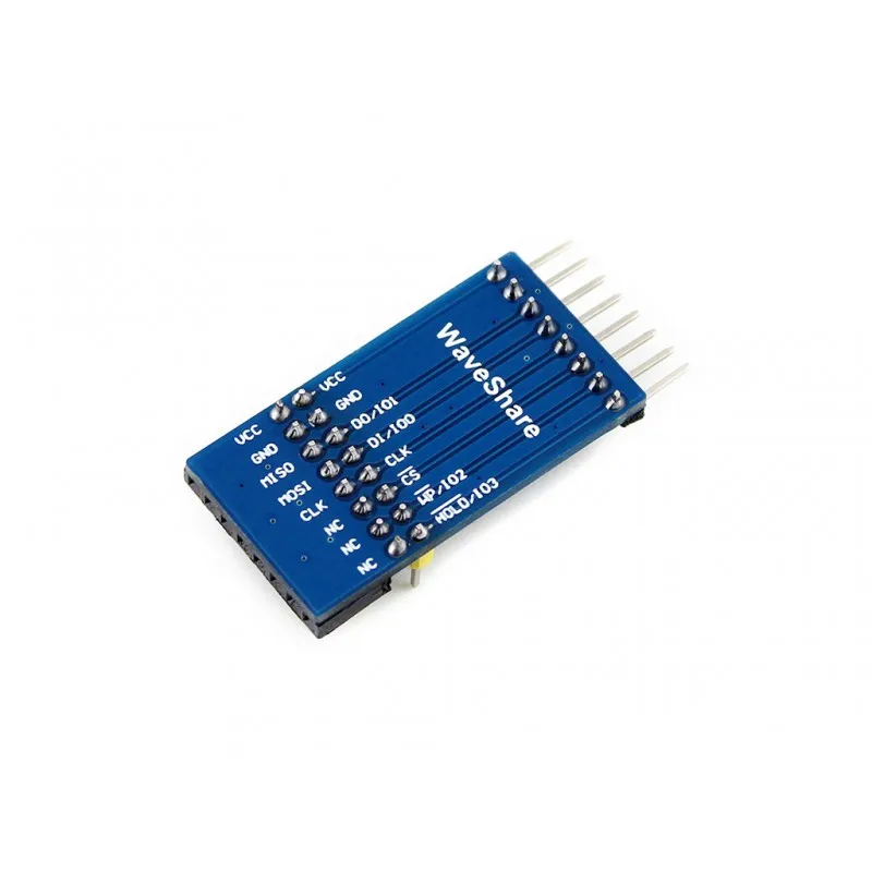 W25QXX плата DataFlash серийный модуль Поддержка стандарта/Dual/Quad SPI и QPI с W25Q128FV бортовой |