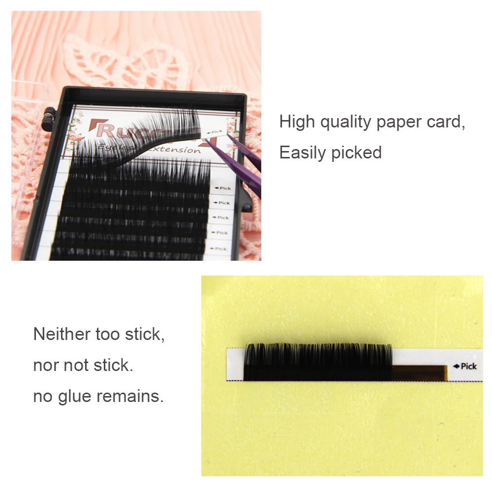 Все размеры, высокое качество, шелковые норковые ресницы, профессиональные ресницы для наращивания, принадлежности для наращивания ресниц