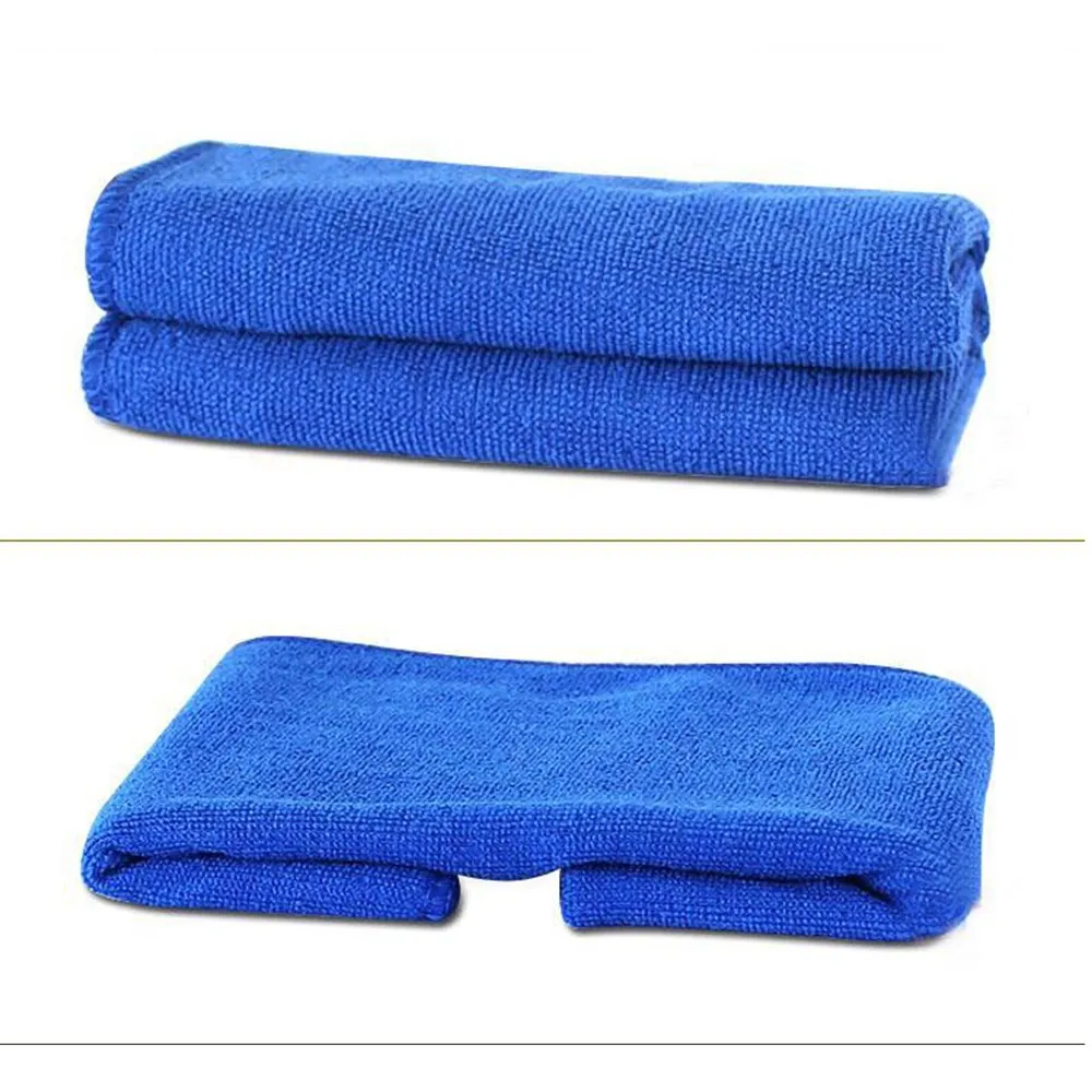 

EE support 2Pcs 100% Pure Microfiber Blue Ultra-soft Super Absorbent Car wash Car cleaning Nano Towels Diagnostic-tool XY01