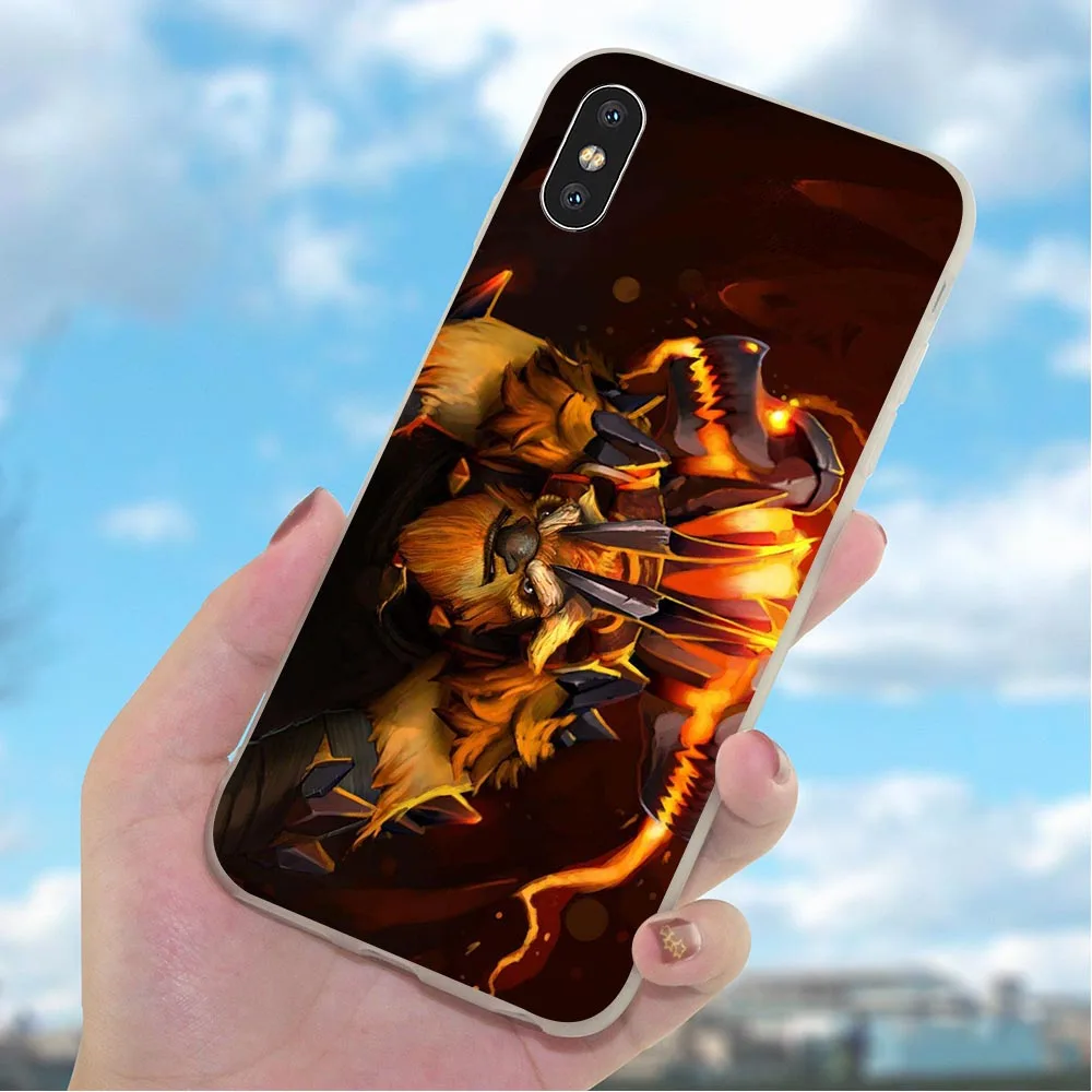 Мягкий чехол из ТПУ для iPhone XR Dota 2 Xs Max X 6 6S 8 Plus 7 5 SE 11 pro чехлы | Мобильные телефоны и