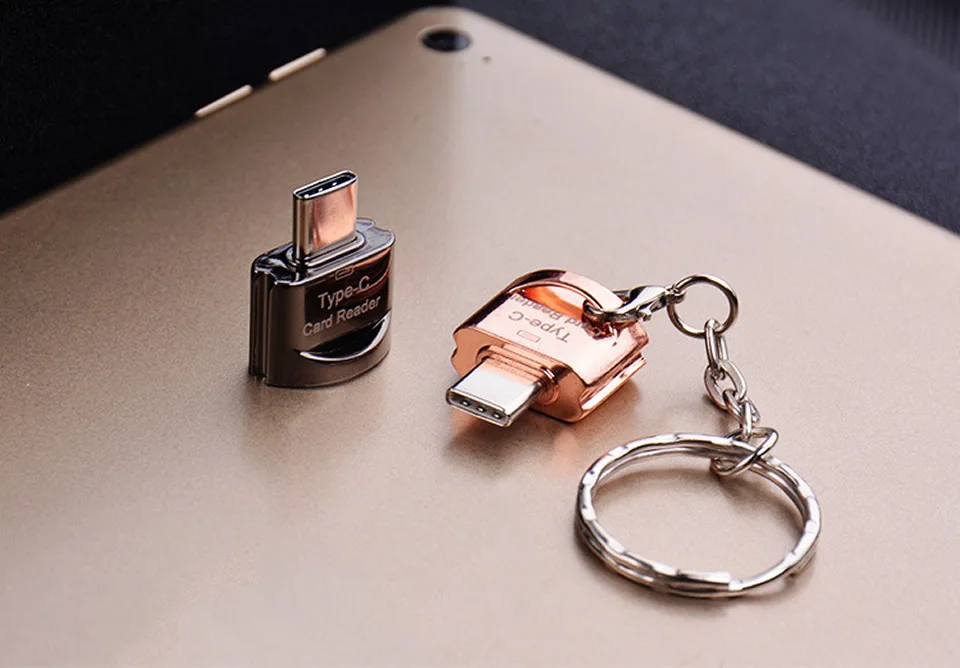 Портативный USB 3,1 Type C кард-ридер USB-C TF Micro SD OTG адаптер Type-C кард-ридер для Samsung Macbook Huawei LeTV