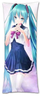 large 50x160cm sleeping pillow polyester&ampcotton customised anime Hatsune Miku hugging home decoration a0300 | Дом и сад