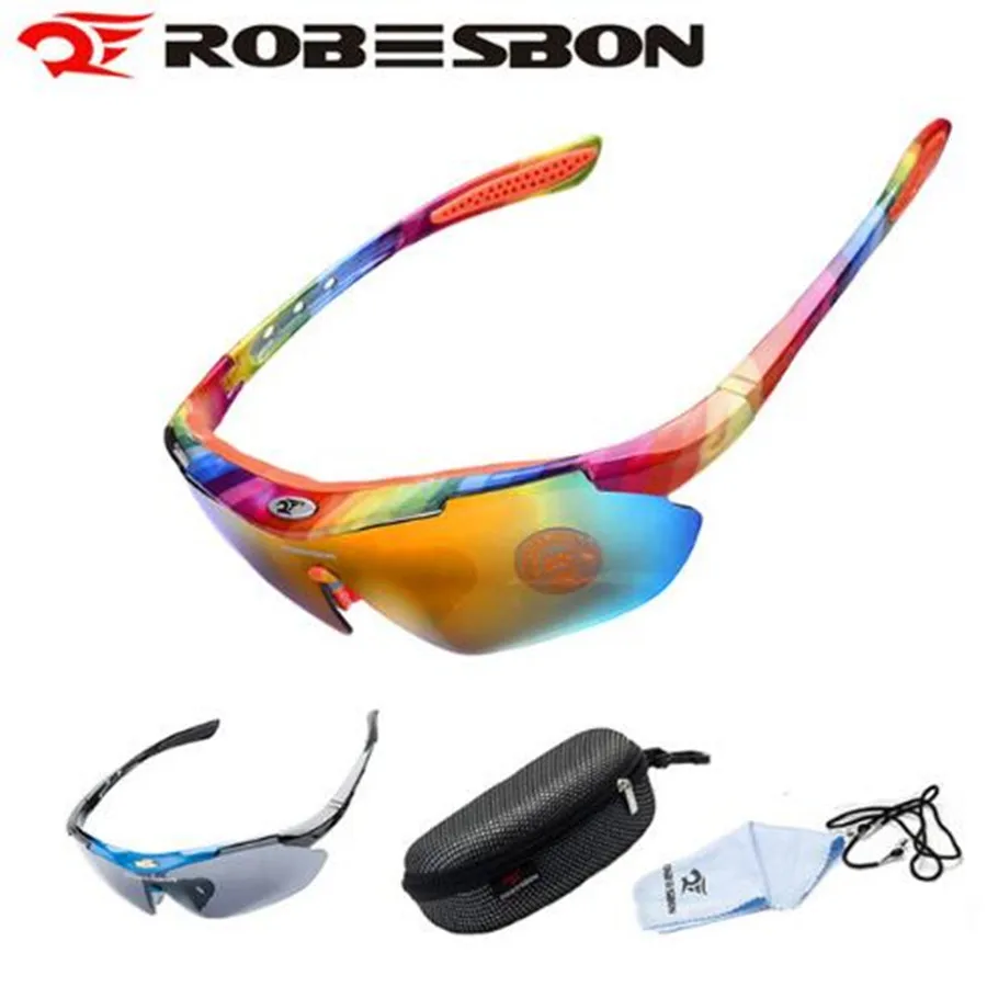 Очки велосипедные ROBESBON очки из поликарбоната спортивные солнцезащитные для