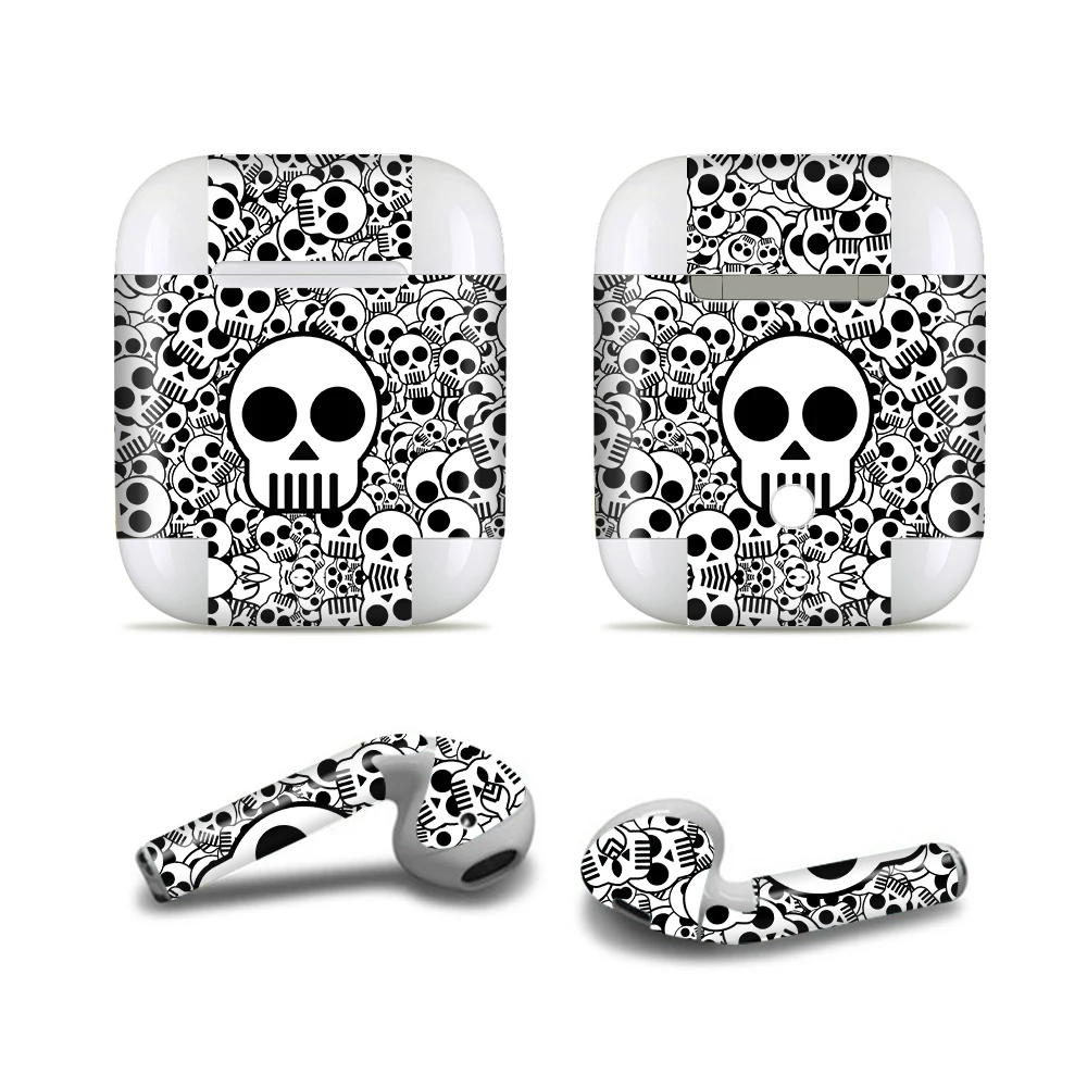 GOOYIYO стикер для наушников Apple AirPods 2 с беспроводной зарядной коробкой кожи DIY