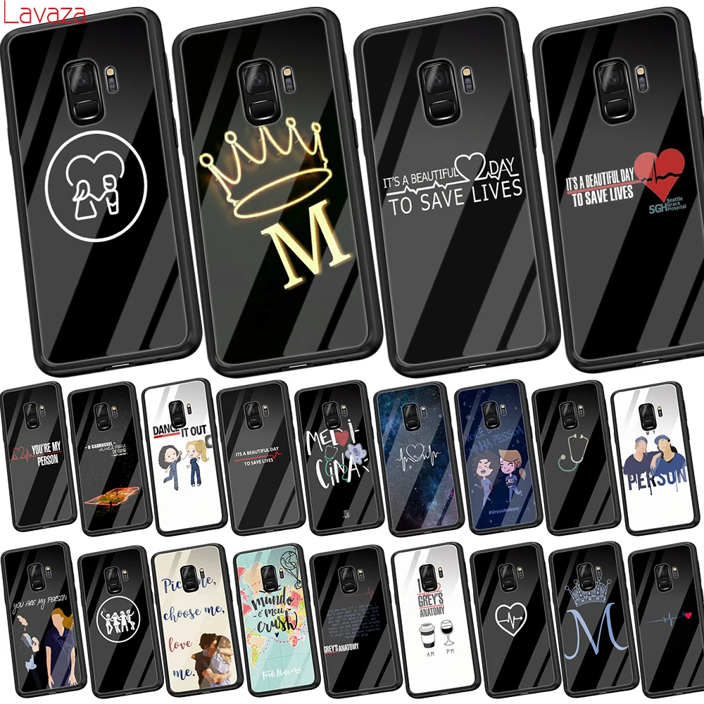 Lavaza GREYS Anatomy драма США ТВ закаленное Стекло мягкий чехол для Samsung Galaxy S8 S9 S10 Plus Note 8 9