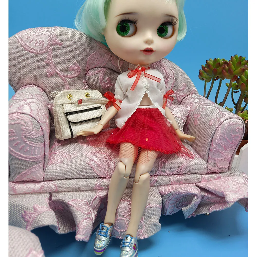 Ручная вязка Кукла свитер пальто юбка обувь для 1/6 BJD кукла девочек аксессуары