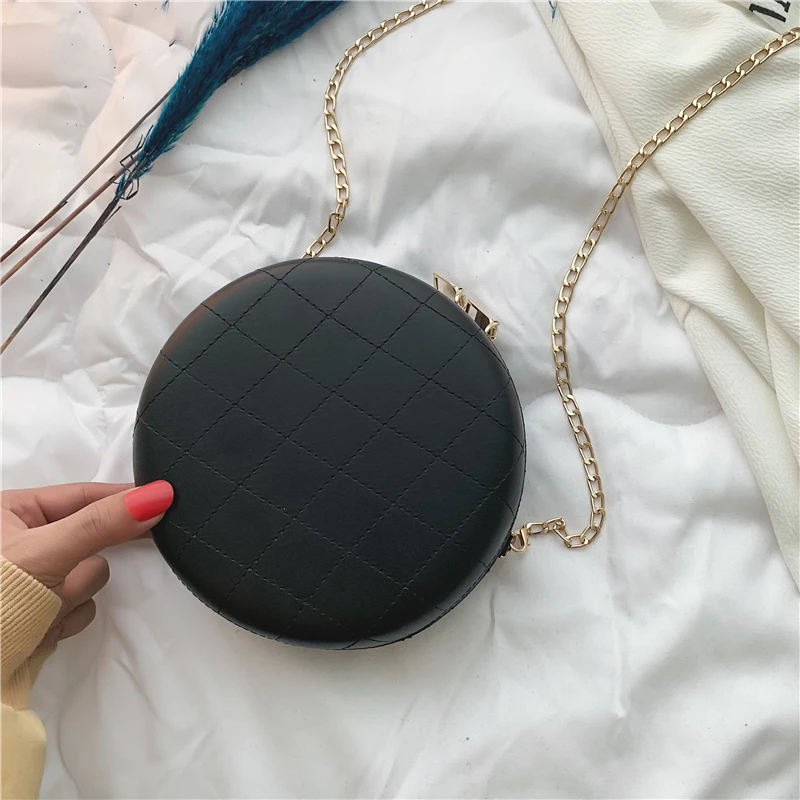 2019 all-new European and American fashion integrated circular cross-body bag single-shoulder qq186 | Багаж и сумки