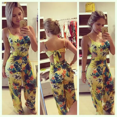 

Ladies Fashion Clubwear Summer Playsuit Bodycon Party Jumpsuit&Romper Trousers