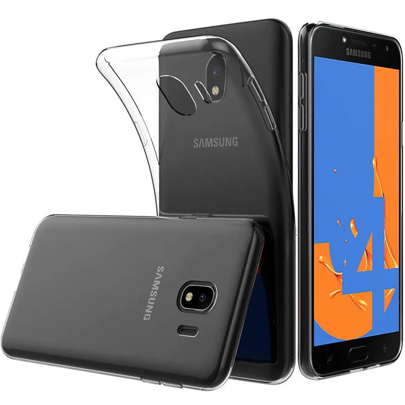 Мягкий чехол для Samsung Galaxy J4 чехол-накладка из ТПУ и силикона телефона 2018 J 4 J400F J400 с