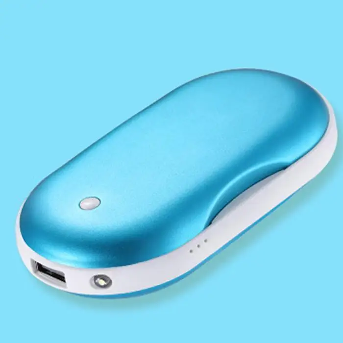 8000 mah 2 в 1 power Bank Теплый ручной Po вибрационный массаж внешний аккумулятор