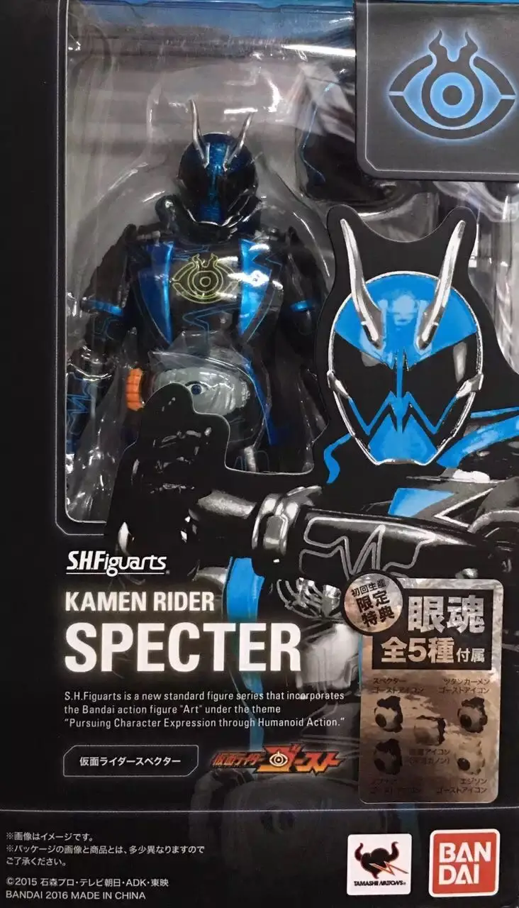 PrettyAngel Оригинальный BANDAI S. H. Figuarts (SHF) Kamen Rider Ghost Action Figure Specter|Игровые фигурки и