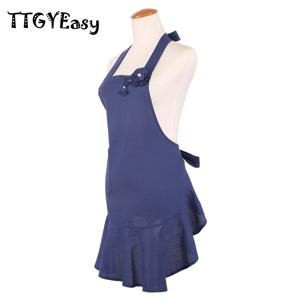 2018 фартуки нагрудник женские сексуальный кухонный ресторанный фартук для